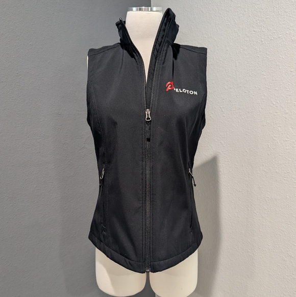 Peloton Jackets & Blazers - Peloton x Port Authority Black Softshell Vest - Ladies Medium - Full Zip